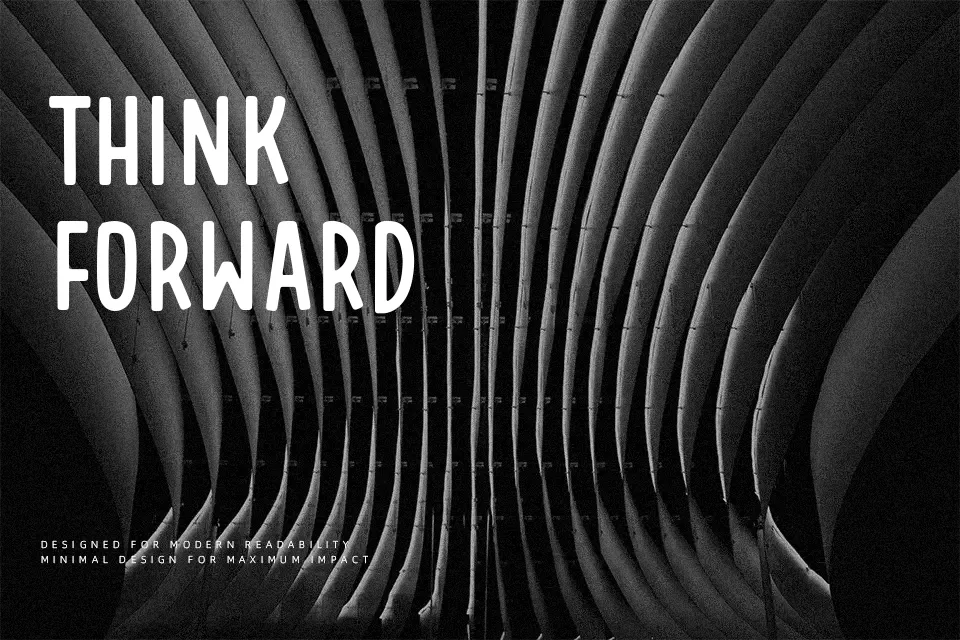 Breaked Font Font Preview for Dynamic Poster
