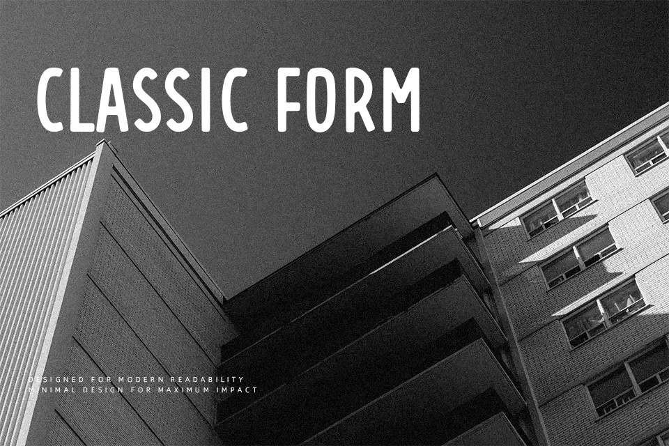 Breaked Font Sans Serif Font Preview for Logo