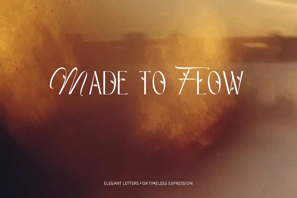 Bremoleaf Font Font Preview for Artistic Poster