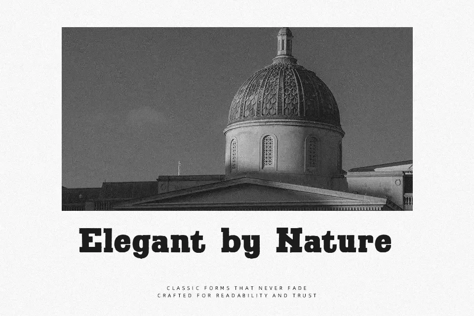 Brennan Font Serif Font Preview for Poster