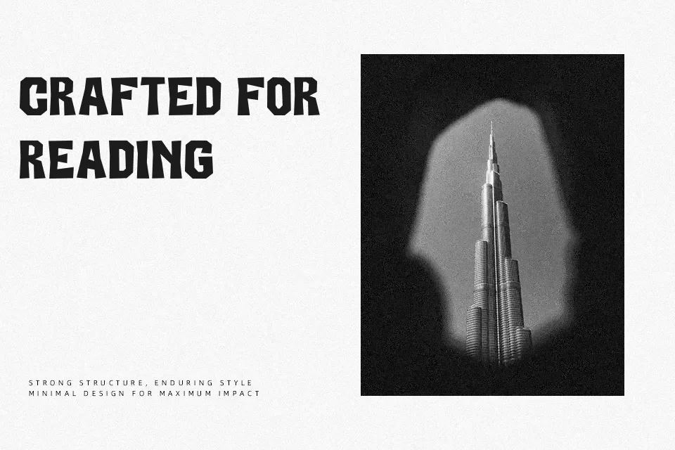 Brenton Font Font Preview for Minimal Logo