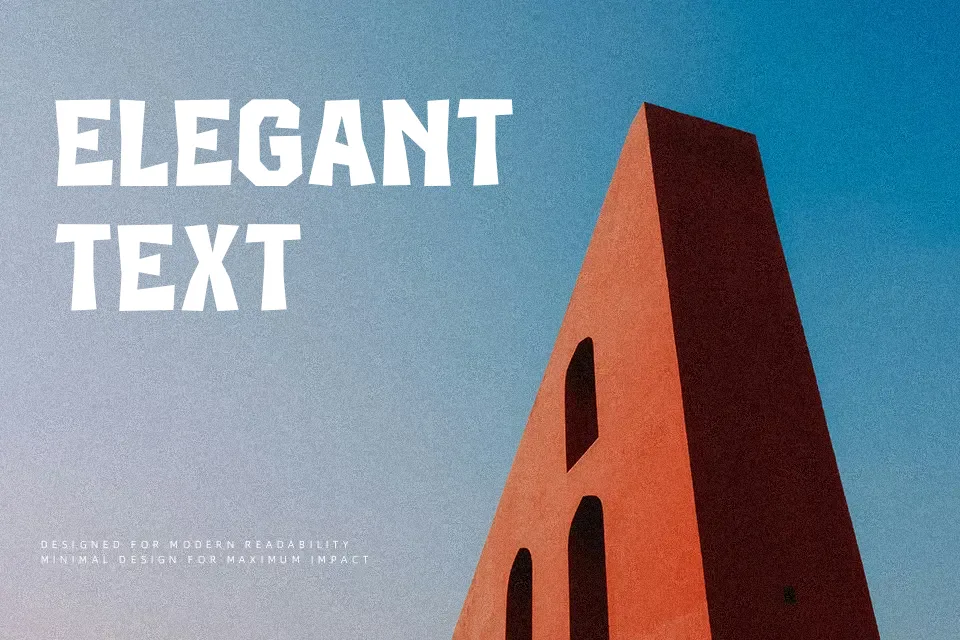 Brenton Font Sans Serif Font Preview for Logo