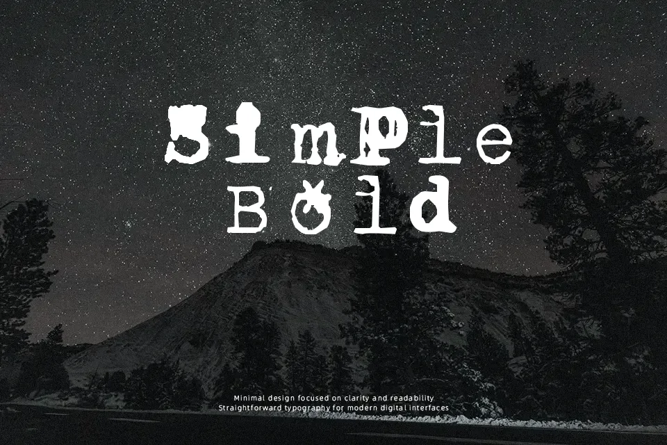 BrentonscrawlType Font Display Font Preview for Social Media