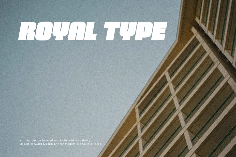 Brexon Font Geometric Font Preview