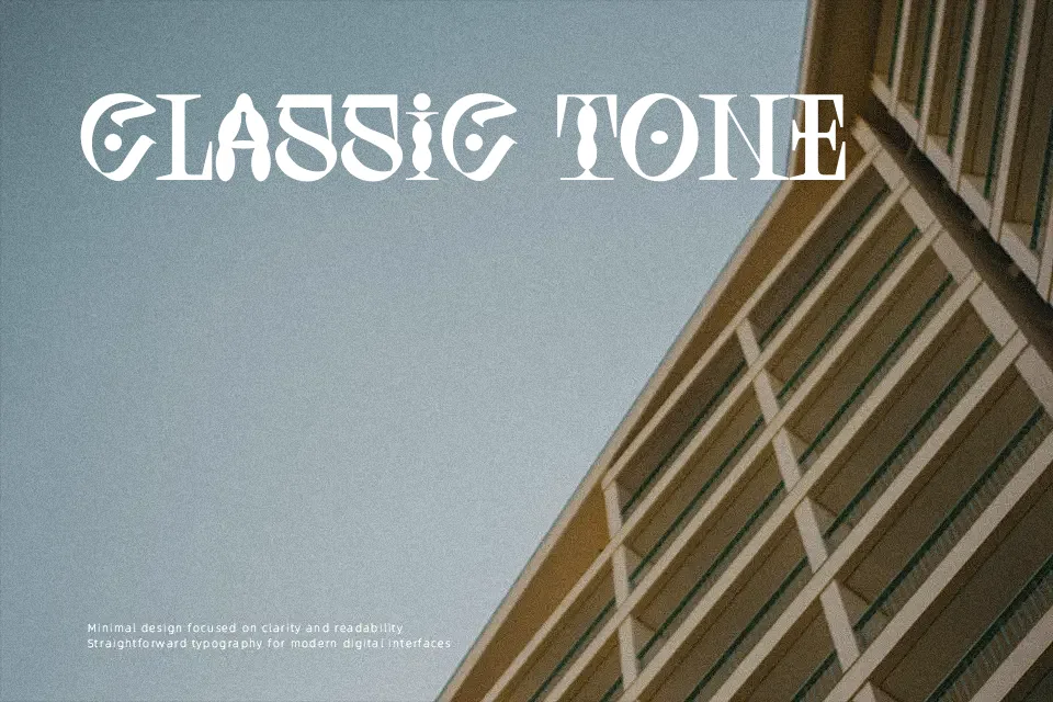 Brocky Whiesed Font Font Preview for Modern Poster