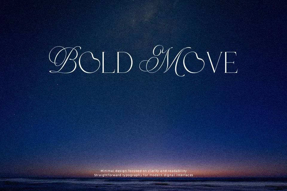 Bromawo Font Serif Font Preview