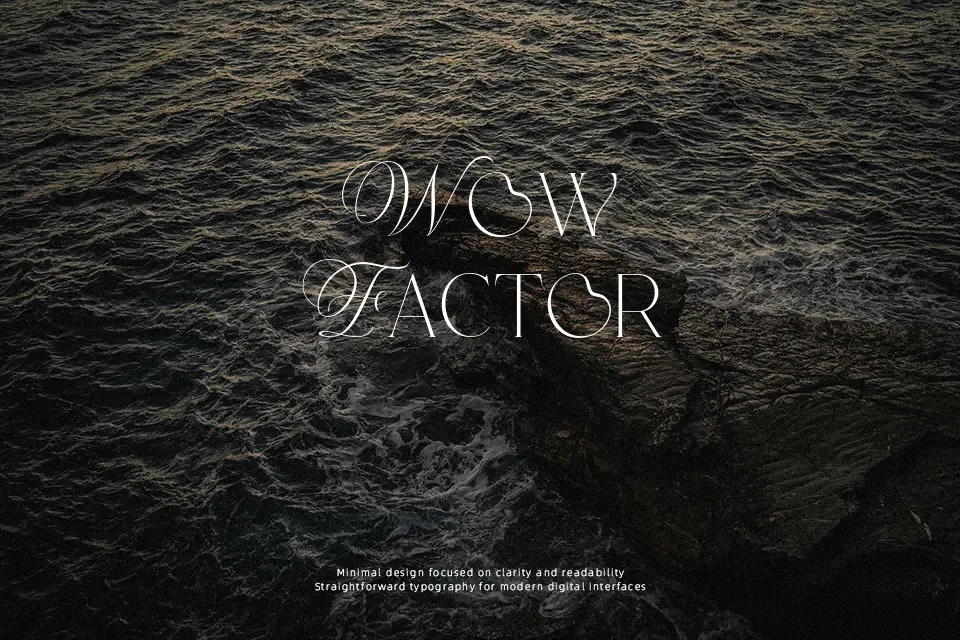 Bromawo Font Font Preview for Elegant Headline