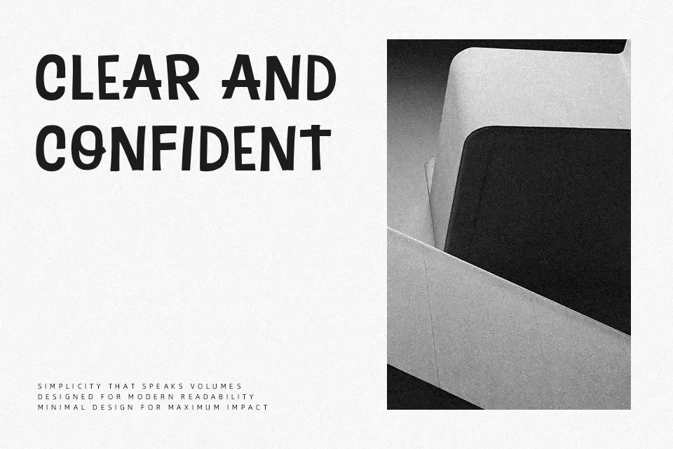 Brown Coffee Font Font Preview for Modern Poster