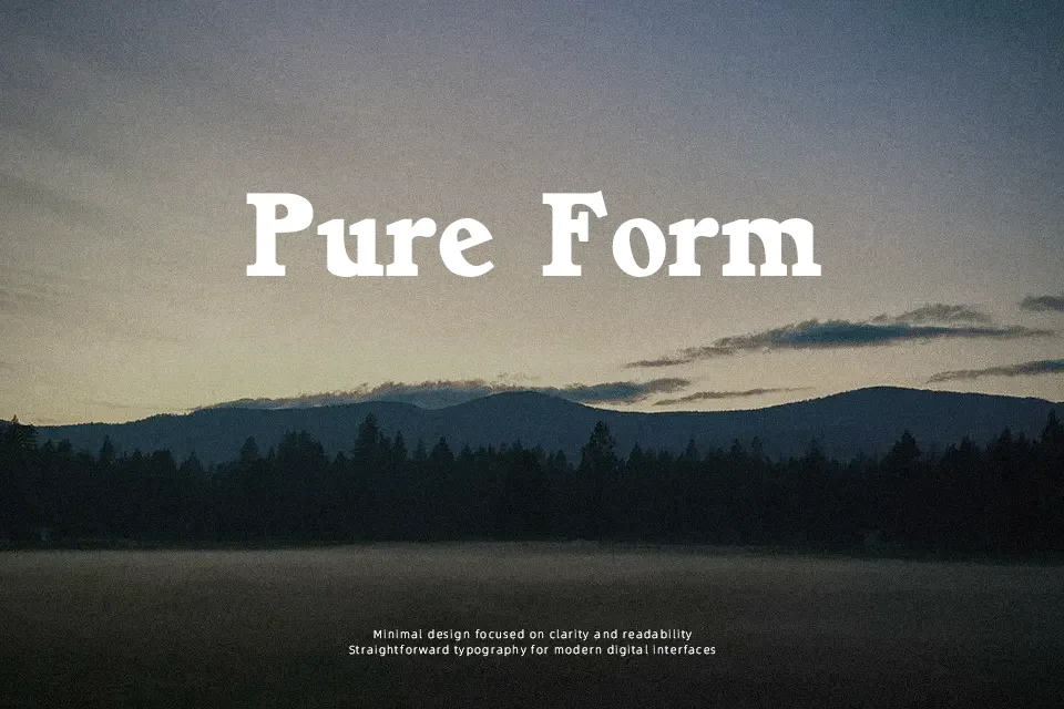 Brunstfield CF Font Display Font Preview for Music