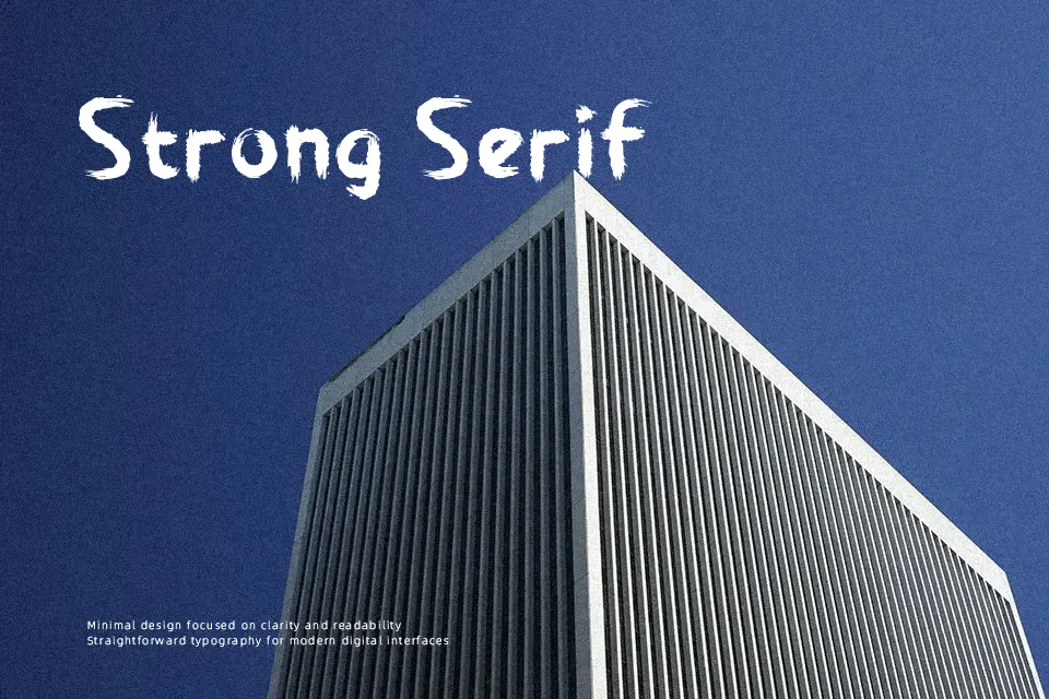 Brushstroke Horror Font Font Preview for Poster