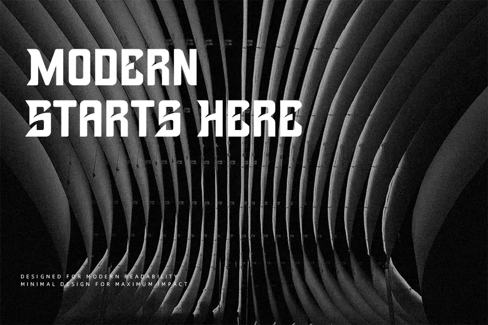 Brutals Font Font Preview for Dynamic Advertising