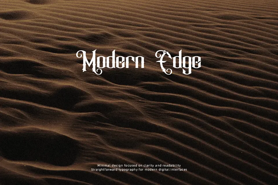 BTX-Renegade Font Font Preview for Ancient Mood