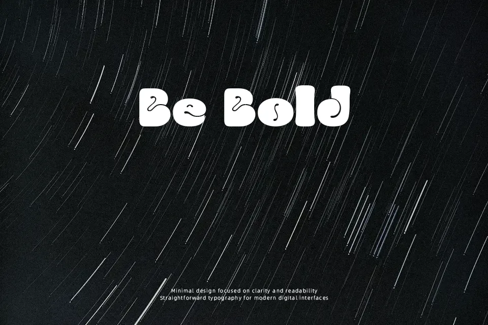 Bubble Brown Font Font Preview for Groovy Poster