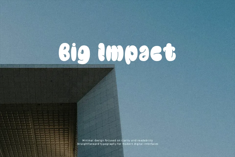 Bubble Cool Font Font Preview for Groovy Social Media