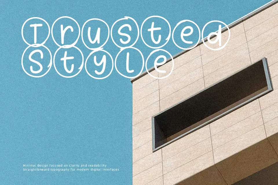 Bubble Dance Monogram Font Font Preview for Logo