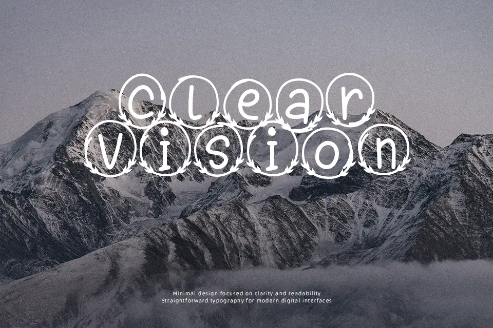 Bubble Leaf Monogram Font Font Preview for Playful Social Media