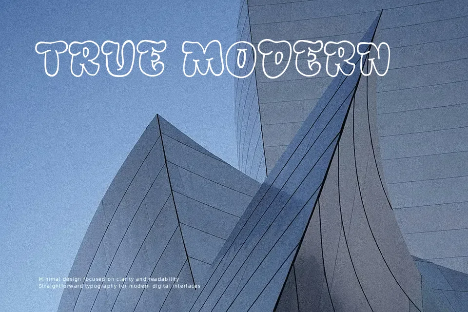 Bulbear Font Font Preview for Dynamic Poster