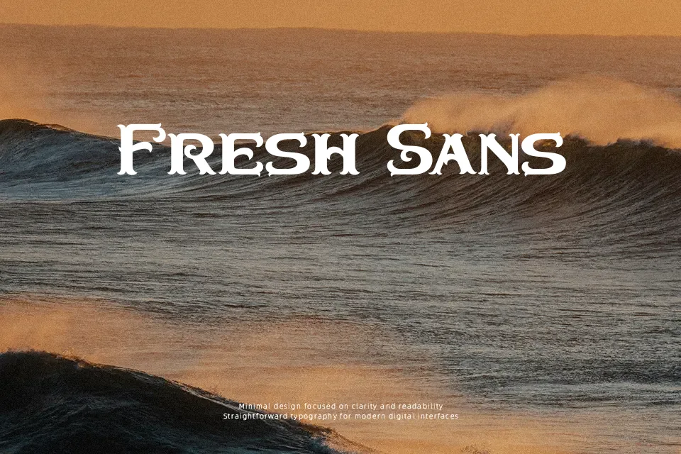 Bullhawk Font Font Preview for Vintage Poster