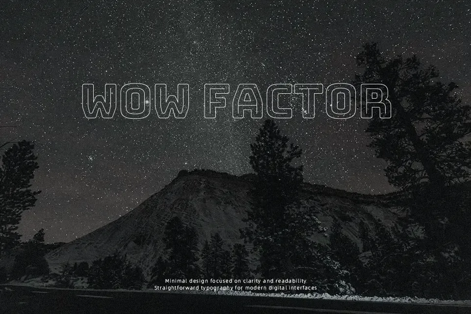 Bungee Outline Font Display Font Preview for Headline
