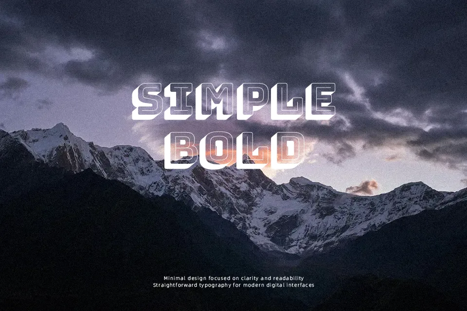 Bungee Shade Font Decorative Font Preview for Logo