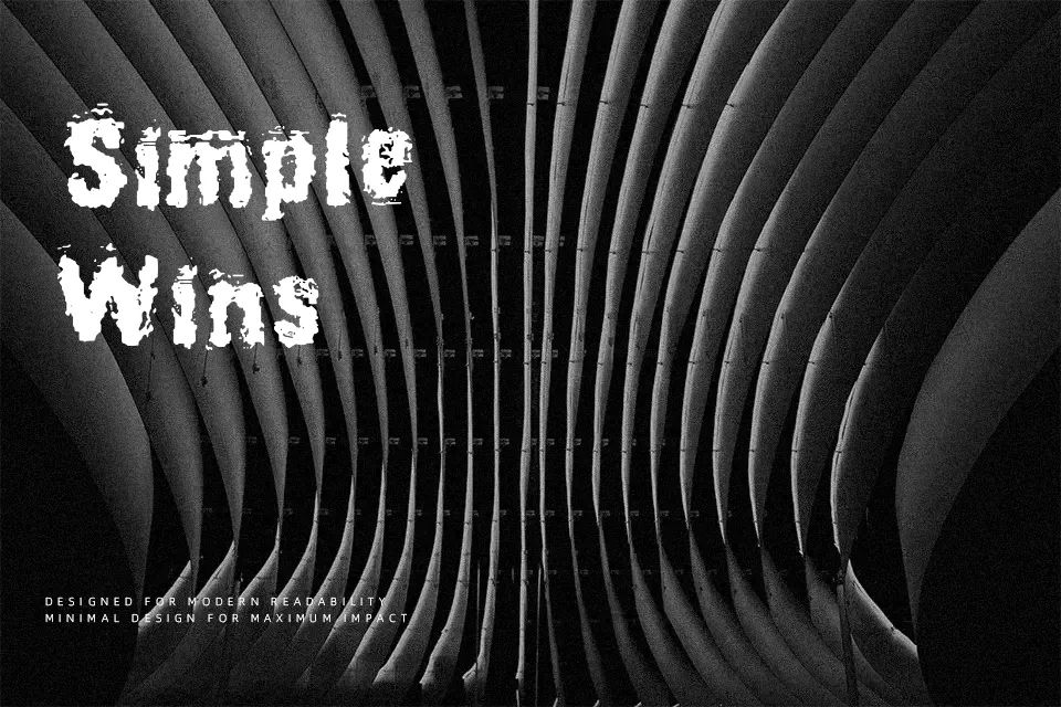 Burliweh Sans Font Font Preview for Dark Poster