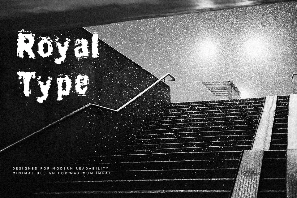Burliweh Sans Font Font Preview for Dark Branding