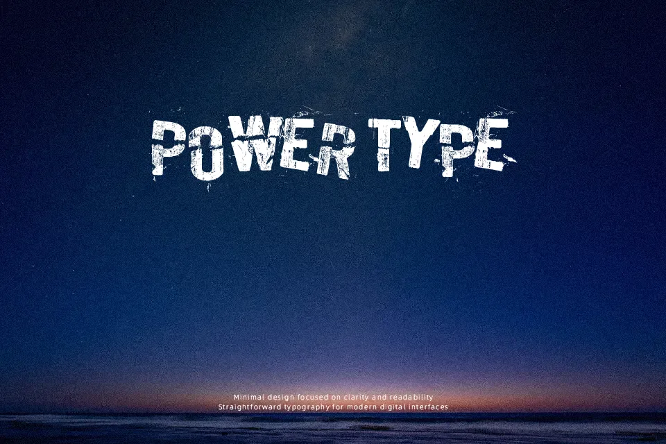Burn out, fade away Font Font Preview for Grunge Poster
