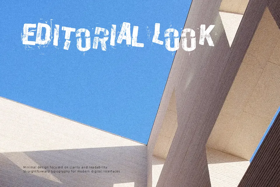 Burn out, fade away Font Font Preview for Grunge Mood