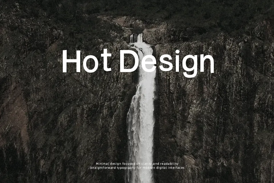 Burvetica NC Font Font Preview for Friendly Poster