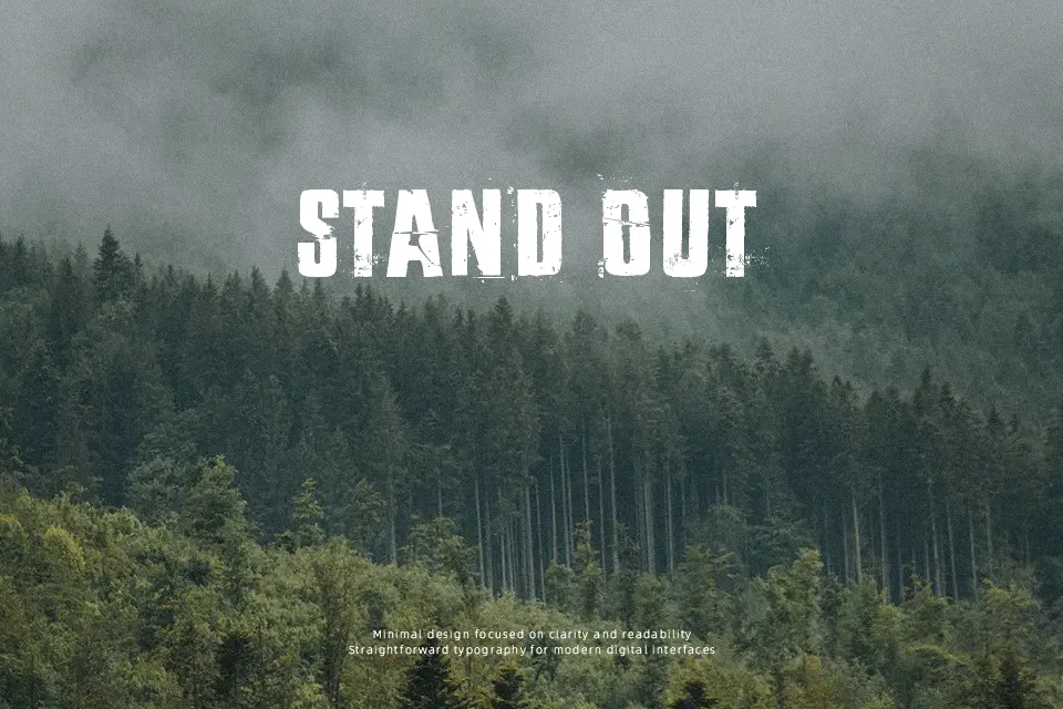 By the way Font Font Preview for Dramatic Mood