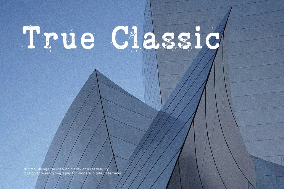 Bygonest Typewriter Font Font Preview for Classic Music