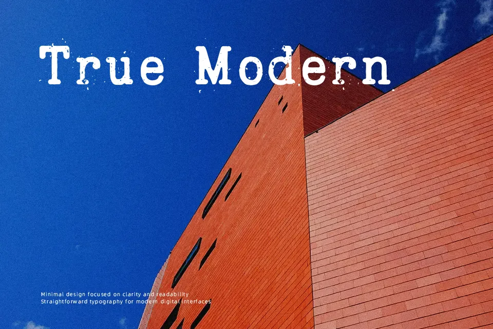 Bygonest Typewriter Font Font Preview for Classic Packaging