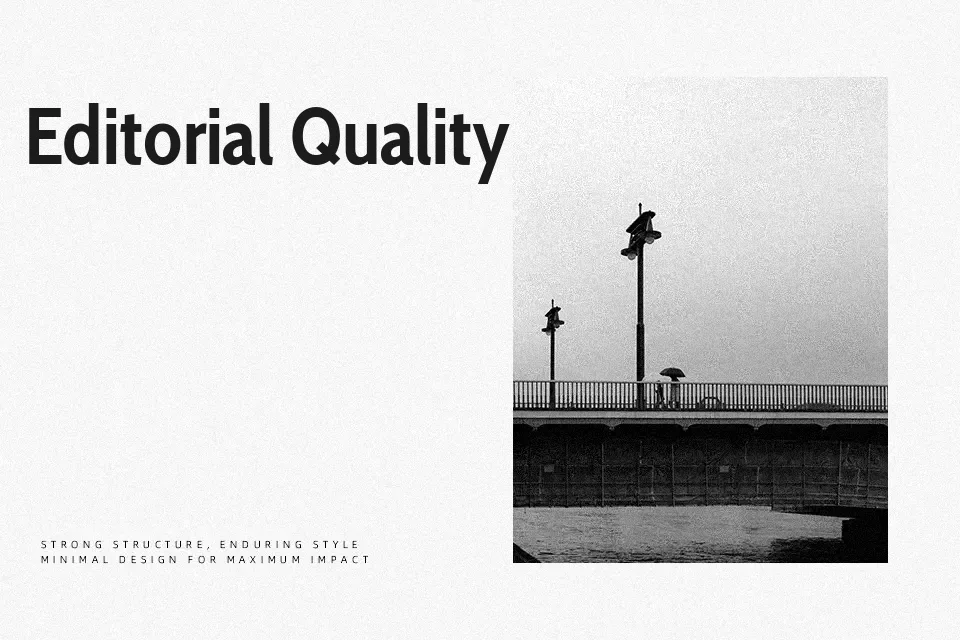 Cabin Condensed Font Sans Serif Font Preview for Editorial