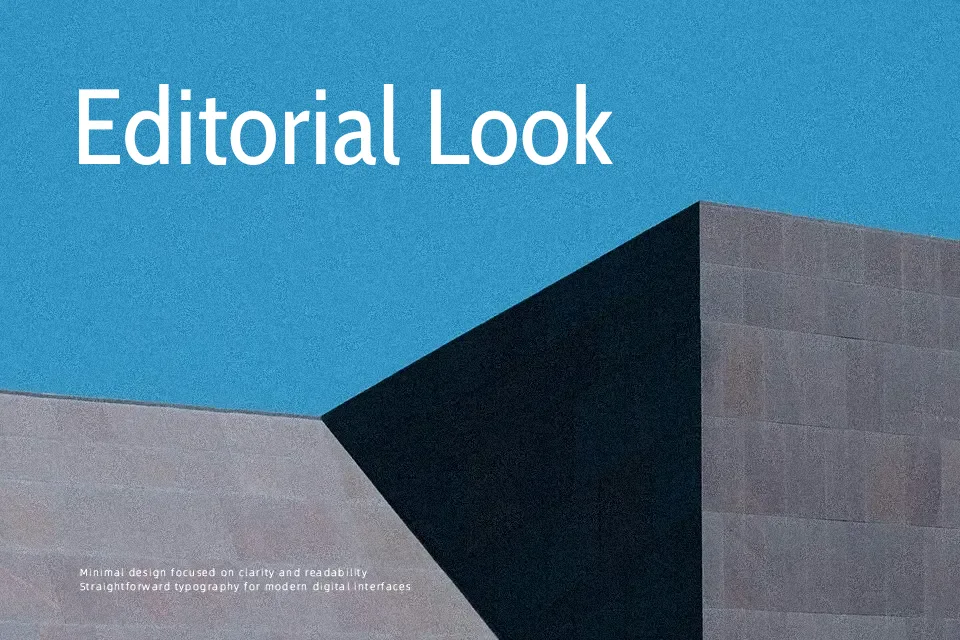 Cabin Font Font Preview for Modern Headline