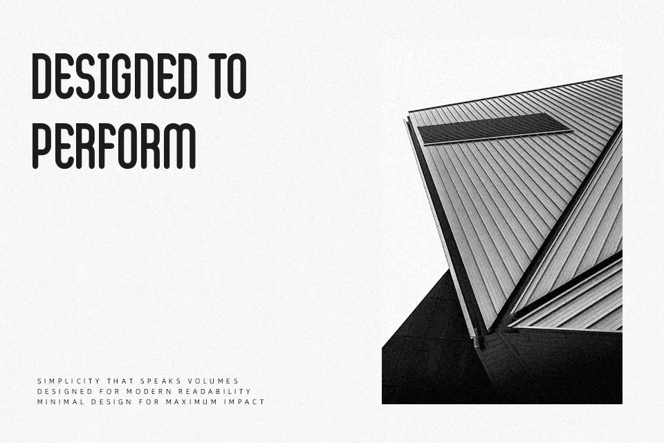 Cactron Font Sans Serif Font Preview for Poster