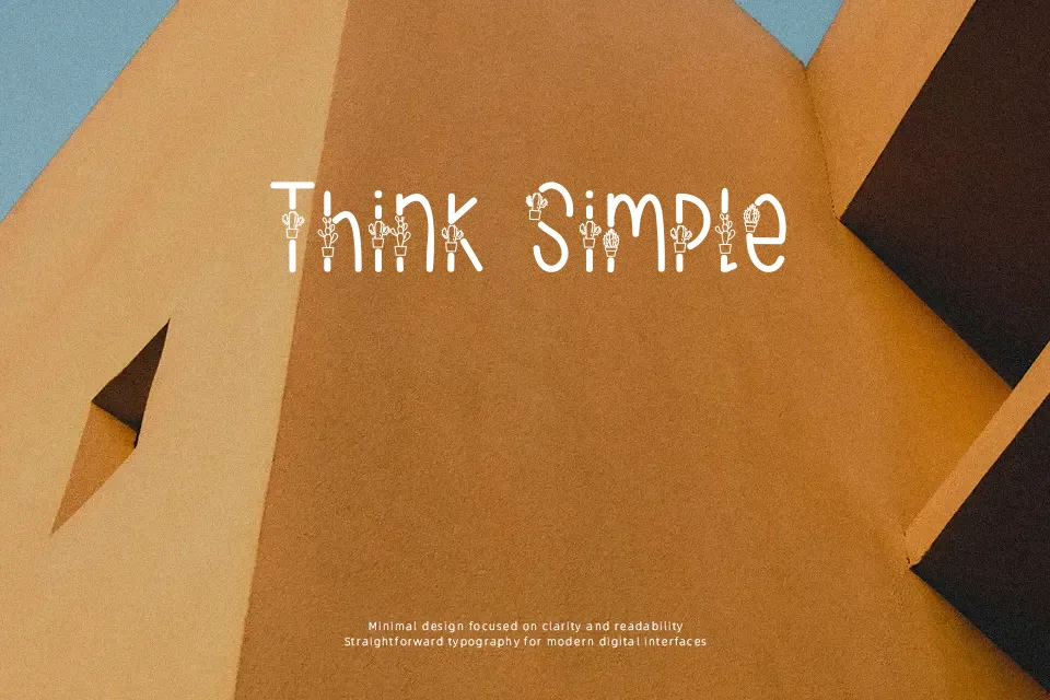 Cactuses Font Font Preview for Dynamic Packaging