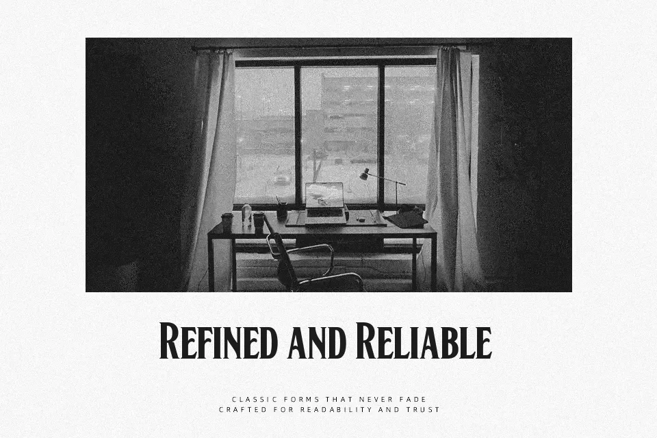 Cairlinn Font Font Preview for Retro Logo