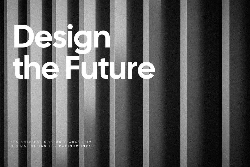Cal Sans Font Geometric Font Preview for Advertising