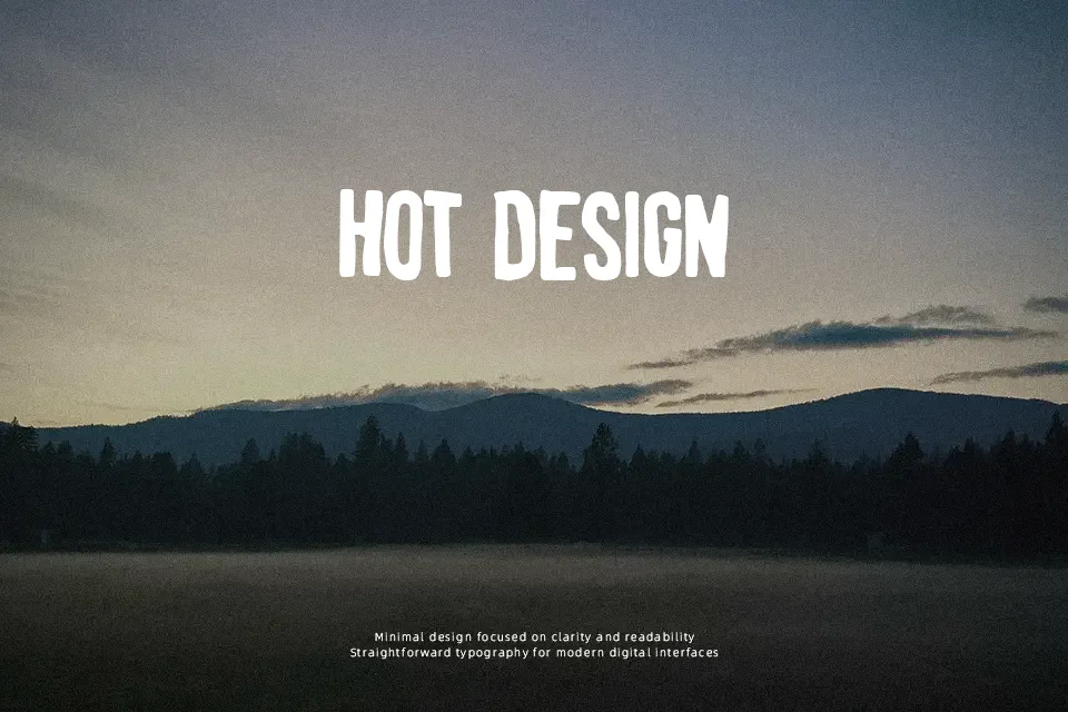 Camello De Spit Font Font Preview for Bold Poster