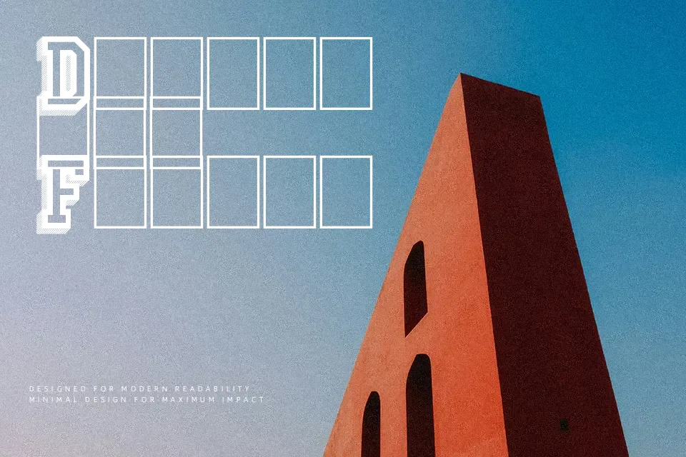 Campus Relief Font Font Preview for Retro Branding