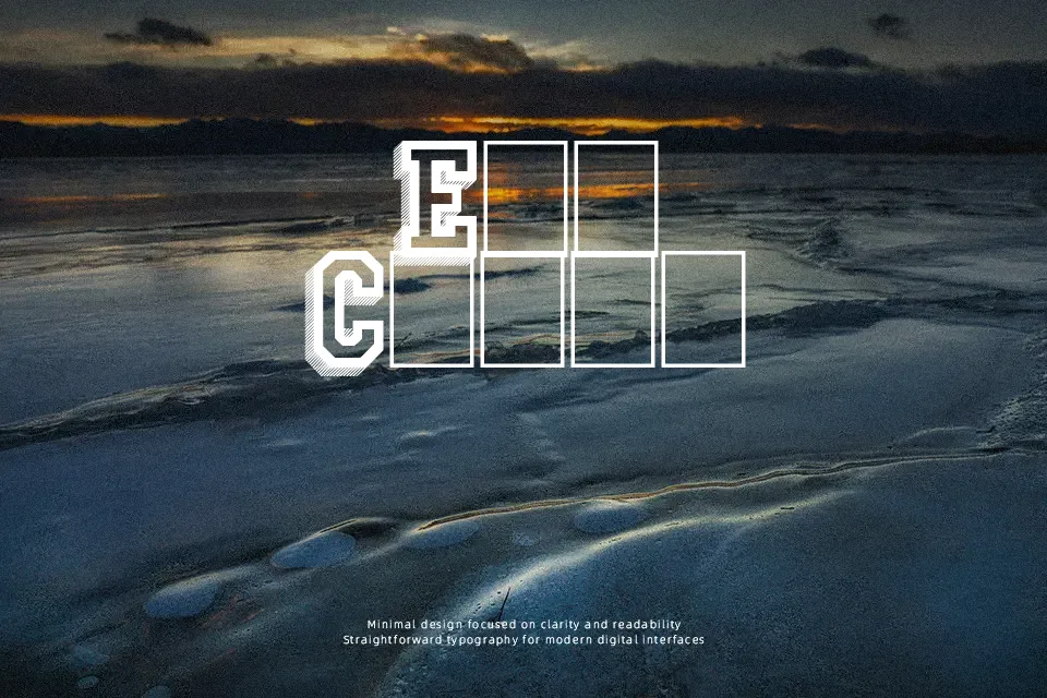 Campus Relief Font Font Preview for Bold Logo