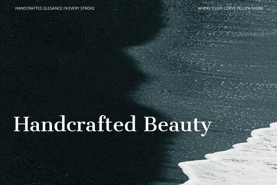 Cantata One Font Serif Font Preview for Packaging