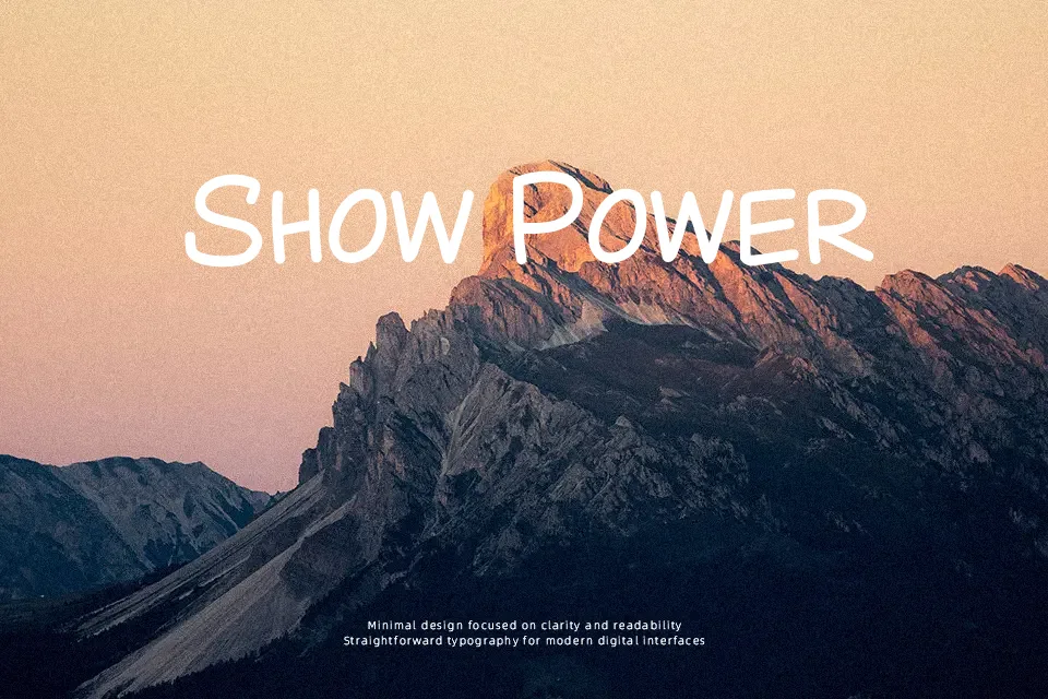 Canted Comic Font Font Preview for Bold Packaging