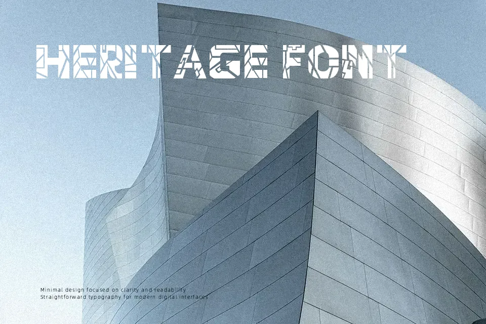 Capital Revolution Font Font Preview for Tech Headline