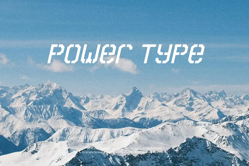 Carbon Mono Font Display Font Preview for Packaging
