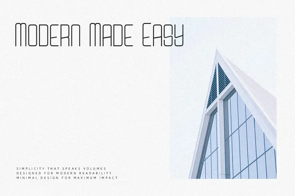 Carson Sans Font Geometric Font Preview for Packaging