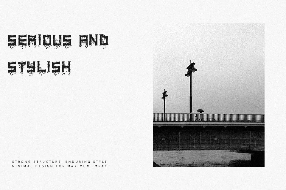 Catacombs Font Font Preview for Rough Film