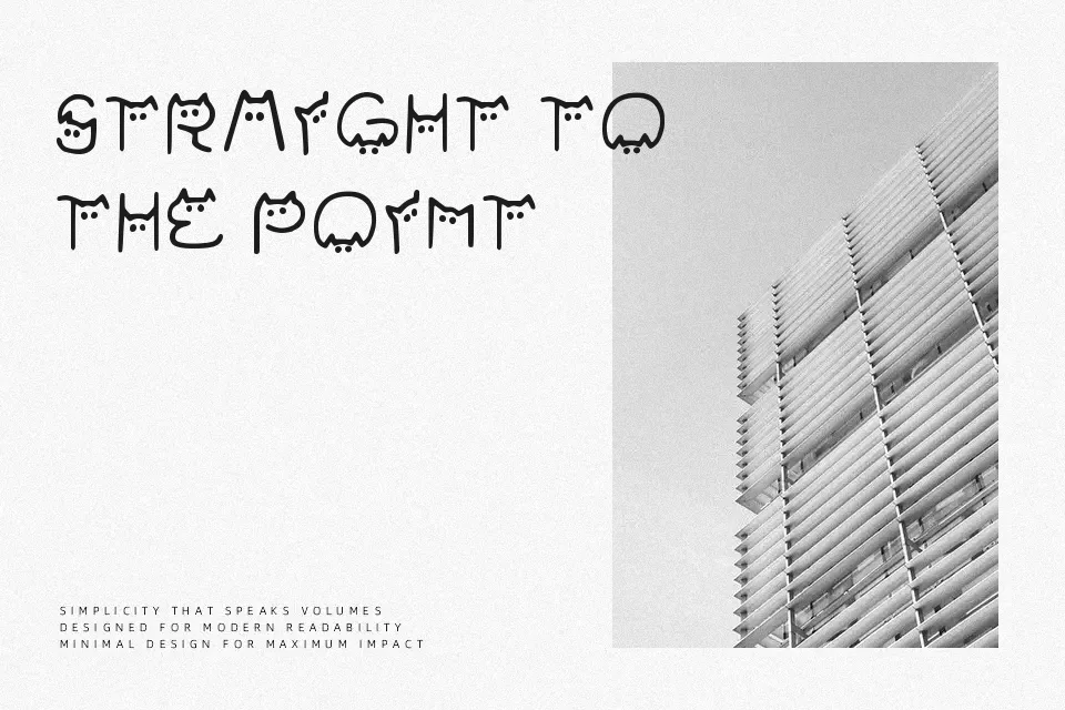 Catvetica Font Font Preview for Creative Headline