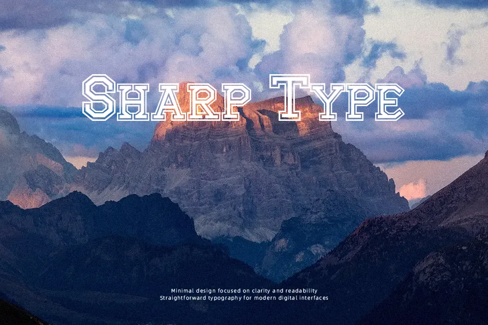 CF Montreal High School Font Slab Serif Font Preview for Poster
