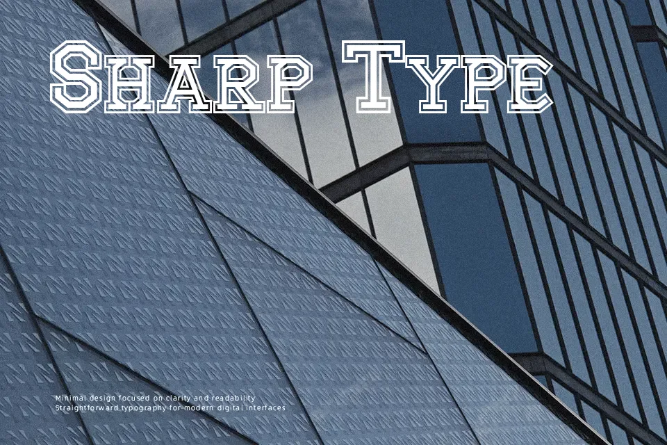 CF Montreal High School Font Geometric Font Preview for Sports